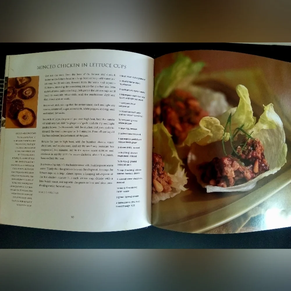 Set 2 Williams Sonoma Recipe Full Color Cookbooks Hors D'oeuvre & Asian Cuisine